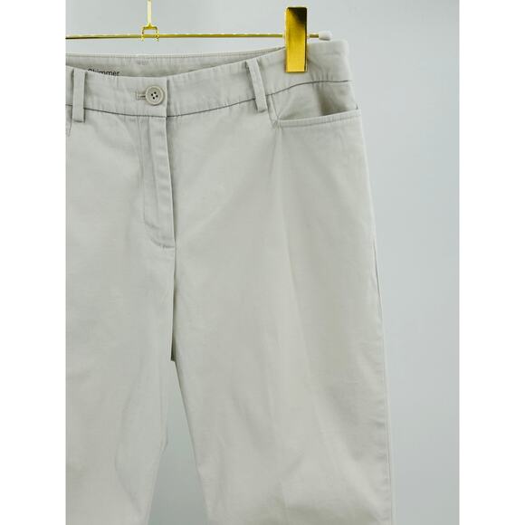 Talbots Petite The Perfect Skimmer Capris | Beige Tan Size 8P - Picture 7 of 10